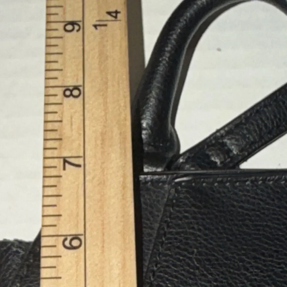 American Eagle Outfitters Black Studded Satchel Top Handle Detachable Strap